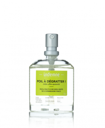 Lotion naturel pour soulager et calmer les démangeaisons de la peau et du cuir chevelu irrité