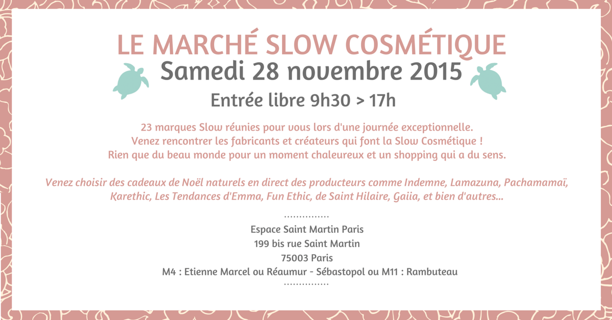 La marque Indemne présent au marché de noel Slow Cosmétique à paris