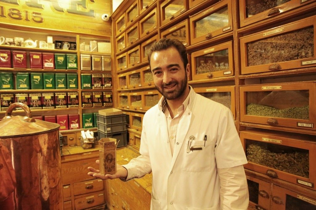 Cyril Coulard pharmacien et herboriste du Père Blaize