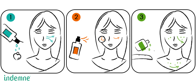 Cure de beauté naturelle anti-imperfections, boutons, acné et microkystes